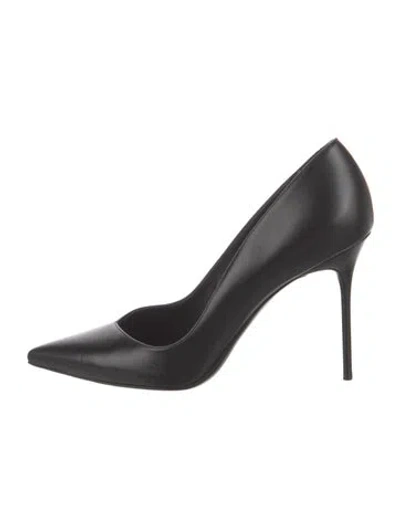 Pre-owned Balmain Leather Pumps In Black