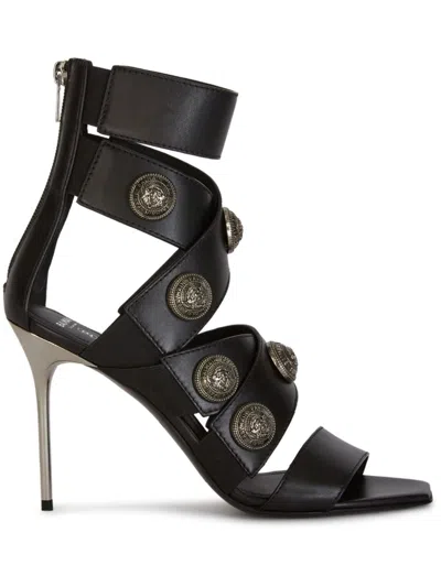 BALMAIN LEATHER SANDALS