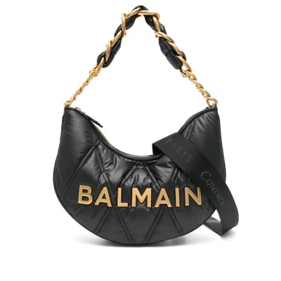 Balmain Leather Shoulder Bags