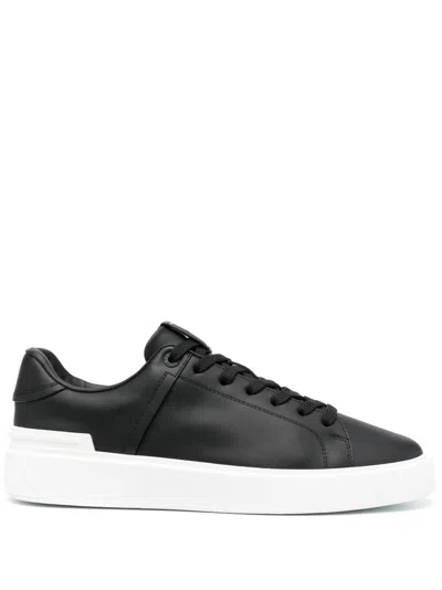 BALMAIN BALMAIN LEATHER SNEAKERS
