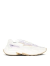 Balmain B-dr4g0n Panelled Lace-up Sneakers In White