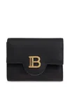Balmain Black B-buzz Trifold Wallet In Black