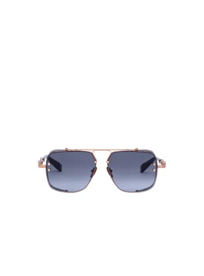Balmain Legend Sunglasses In Gold