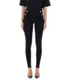 Balmain Button Embellished Leggings