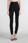 Balmain Baroque Jacquard Leggings In Black