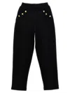 Balmain Embossed-buttons Track Pants In Black