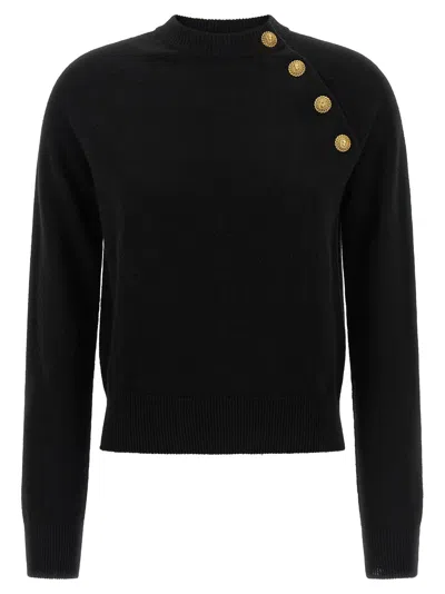 Balmain Leone Catena Sweater In Black