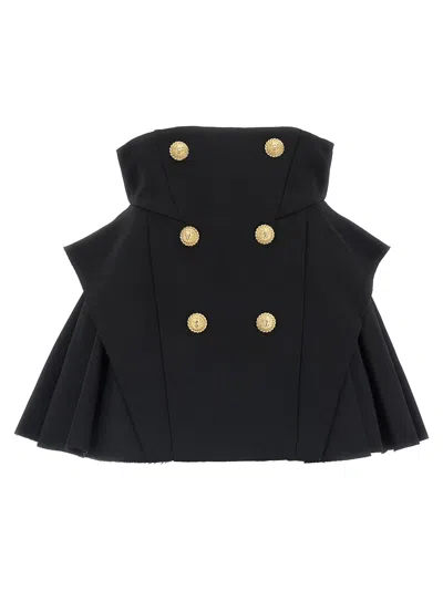 BALMAIN LEONE DOPPIA CATENA SKIRT