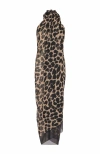 Balmain Leopard Print Beach Wrap In Multi