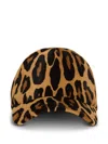 Balmain Leopard-print Cap