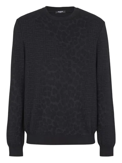 Balmain Leopard-print Jumper