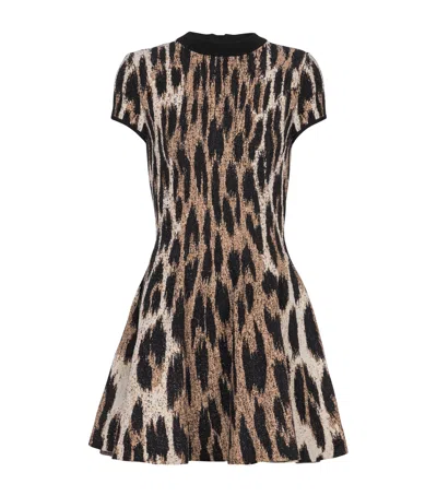 Balmain Leopard Print Mini Dress
