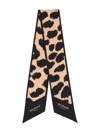 Balmain Leopard-print Silk Bandana