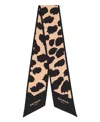 Balmain Leopard-print Silk Bandana