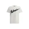 Balmain Letter Flock T-shirt