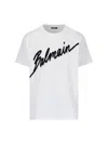 Balmain Letter Flock T-shirt