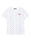 Balmain Letters-print Cotton T-shirt In White