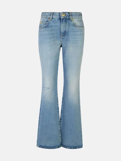 Balmain Light Blue Cotton Jeans