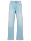 Balmain Light Blue Denim Jeans In Blue