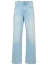 Balmain Light Blue Denim Jeans In Blue
