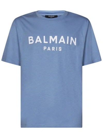 Balmain Light Blue T-shirt