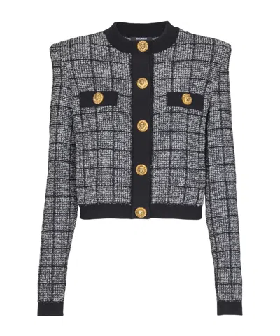 BALMAIN BALMAIN LIGHT TWEED CARDIGAN