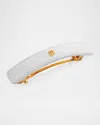 Balmain Limited Edition Legacy Barrette, White In White