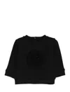 Balmain Lion-emblem Sweatshirt In Black