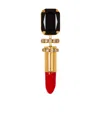 Balmain Lipstick Brooch In Black