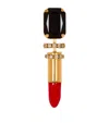 Balmain Lipstick Brooch In Gold