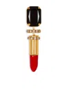 Balmain Lipstick Brooch In Gold