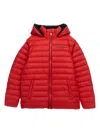 BALMAIN LOGO-PRINT PUFFER JACKET