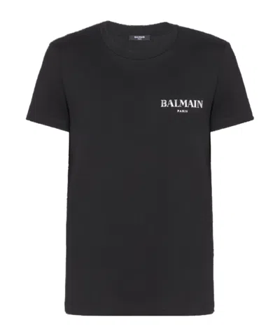 Balmain Vintage  Short-sleeved T-shirt In Black