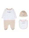 Balmain Logo-appliqué Cotton Pajamas In White