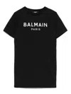 Balmain Logo-appliqué Dress In ブラック