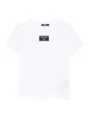Balmain Cotton Logo Patch T-shirt In White