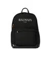 Balmain Logo Backpack In Black