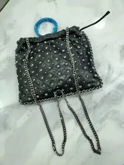 Balmain Logo Backpack In Black