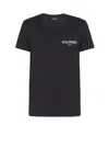 Balmain Logo-printed T-shirt In Black