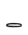 Balmain Logo Buckle-fastening Belt In Black