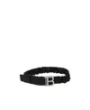 Balmain Logo-buckle Leather Belt In Black