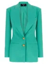 Balmain Tailored Long Sleeve Wool Blazer Minidress