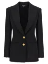 Balmain Logo Button Double-breasted Blazer