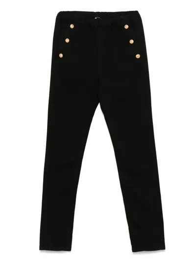 Balmain Kids' Logo-button Trousers