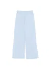Balmain Logo Button Trousers In Blue
