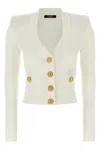 Balmain Logo Buttons Cardigan