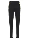 Balmain Button-embellished Stirrup Leggings