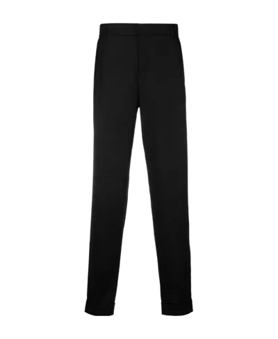 Balmain Logo Casual Trousers In Black