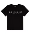 BALMAIN LOGO COTTON T-SHIRT