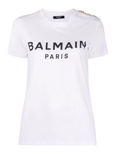 BALMAIN CAMISETA - BLANCO